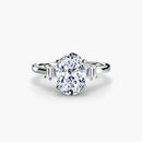 Baguette Accent Solitaire The Perfect Carat