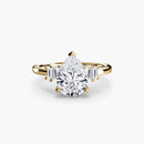 Baguette Accent Solitaire The Perfect Carat
