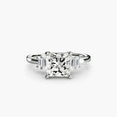 Baguette Accent Solitaire The Perfect Carat