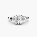 Baguette Accent Solitaire The Perfect Carat