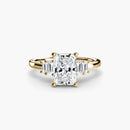 Baguette Accent Solitaire The Perfect Carat