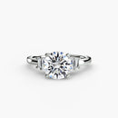 Baguette Accent Solitaire The Perfect Carat