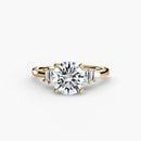 Baguette Accent Solitaire The Perfect Carat