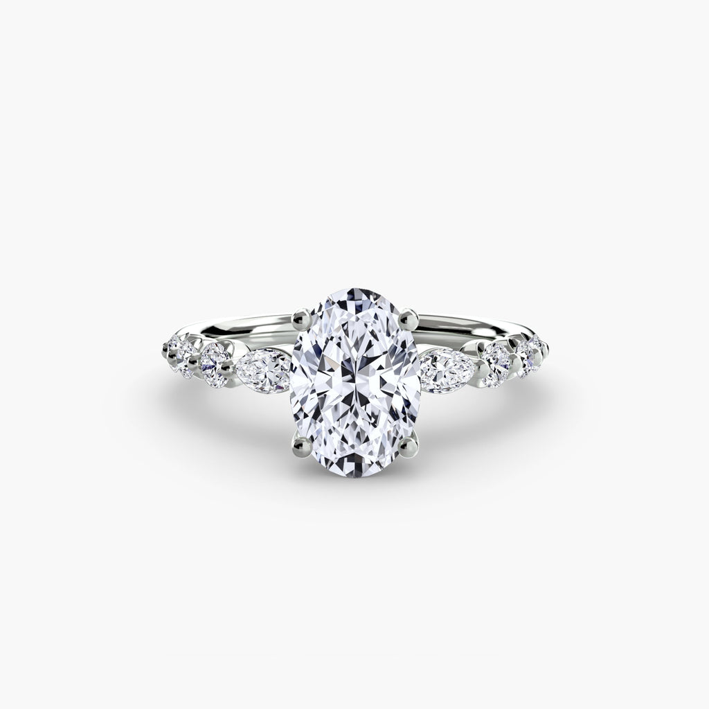 The Tiered Accent Ring The Perfect Carat