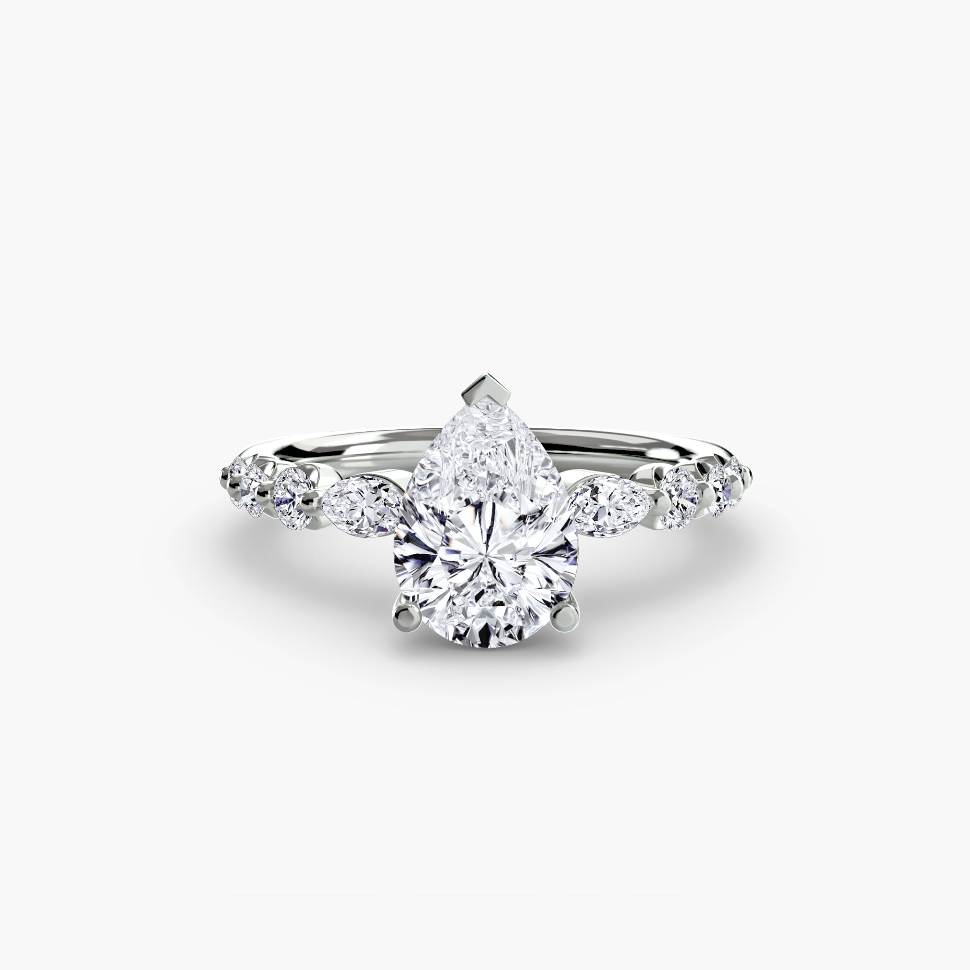 The Tiered Accent Ring The Perfect Carat