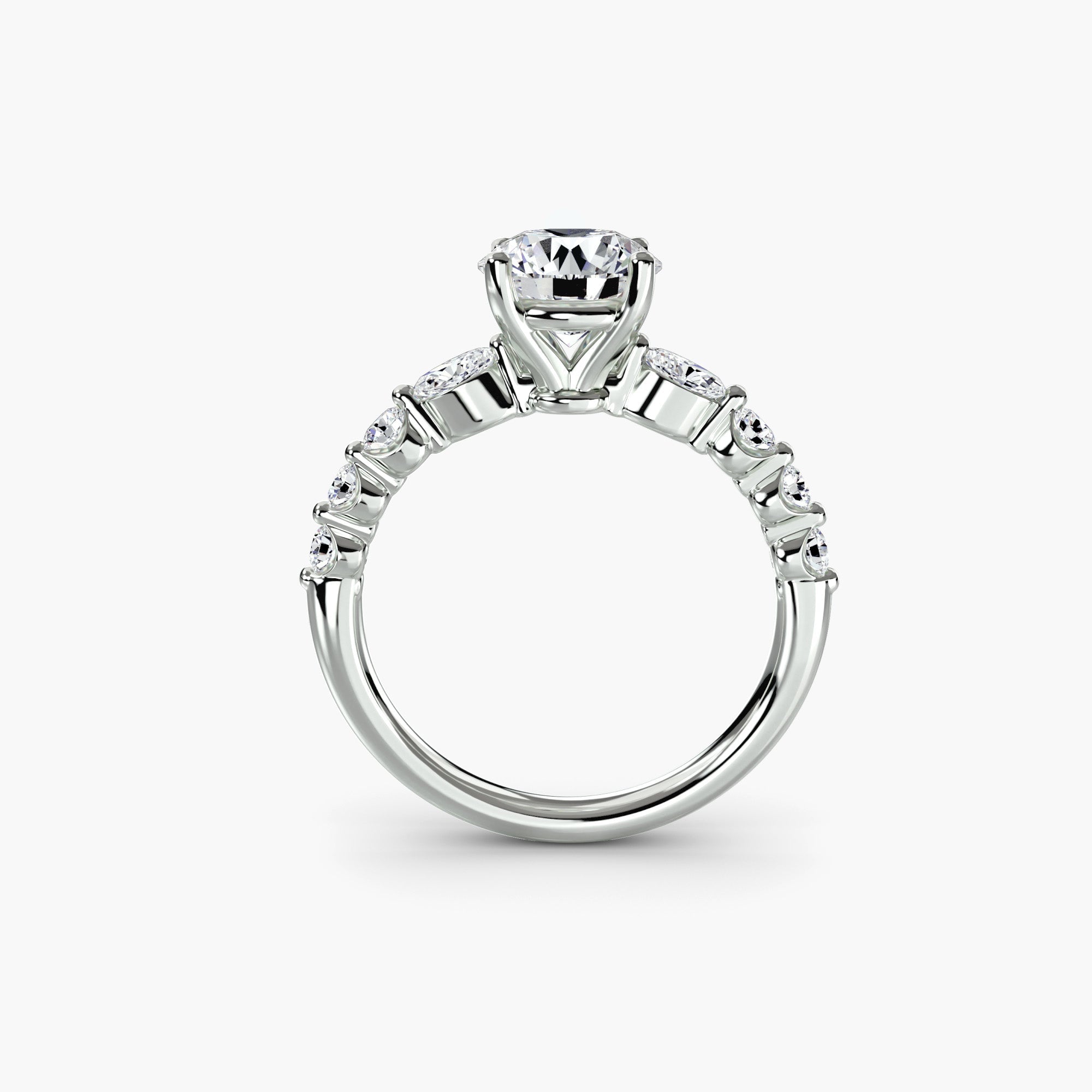 The Tiered Accent Ring The Perfect Carat