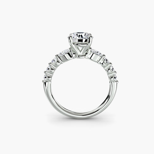 The Tiered Accent Ring The Perfect Carat