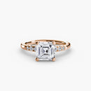 Solitaire with Shoulder Accents The Perfect Carat