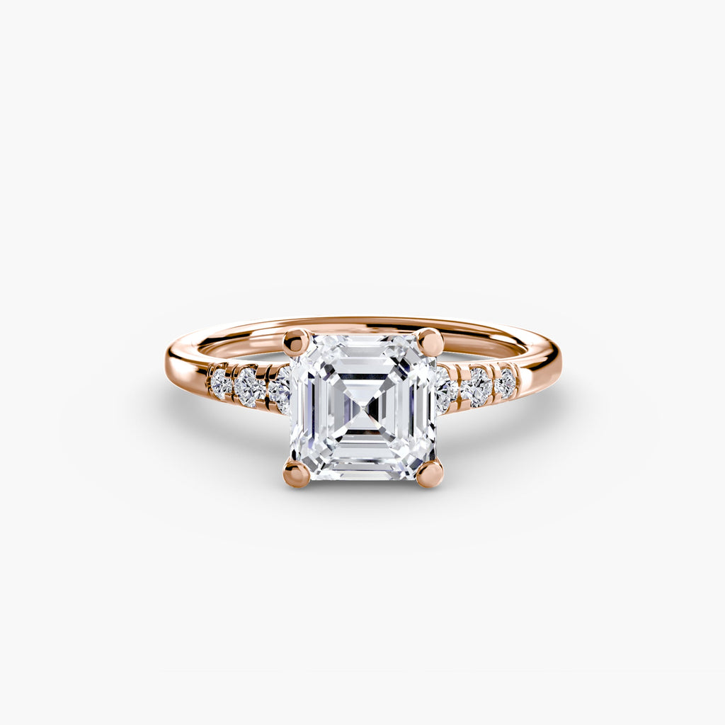 Solitaire with Shoulder Accents The Perfect Carat