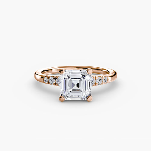 Solitaire with Shoulder Accents The Perfect Carat