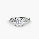Solitaire with Shoulder Accents The Perfect Carat