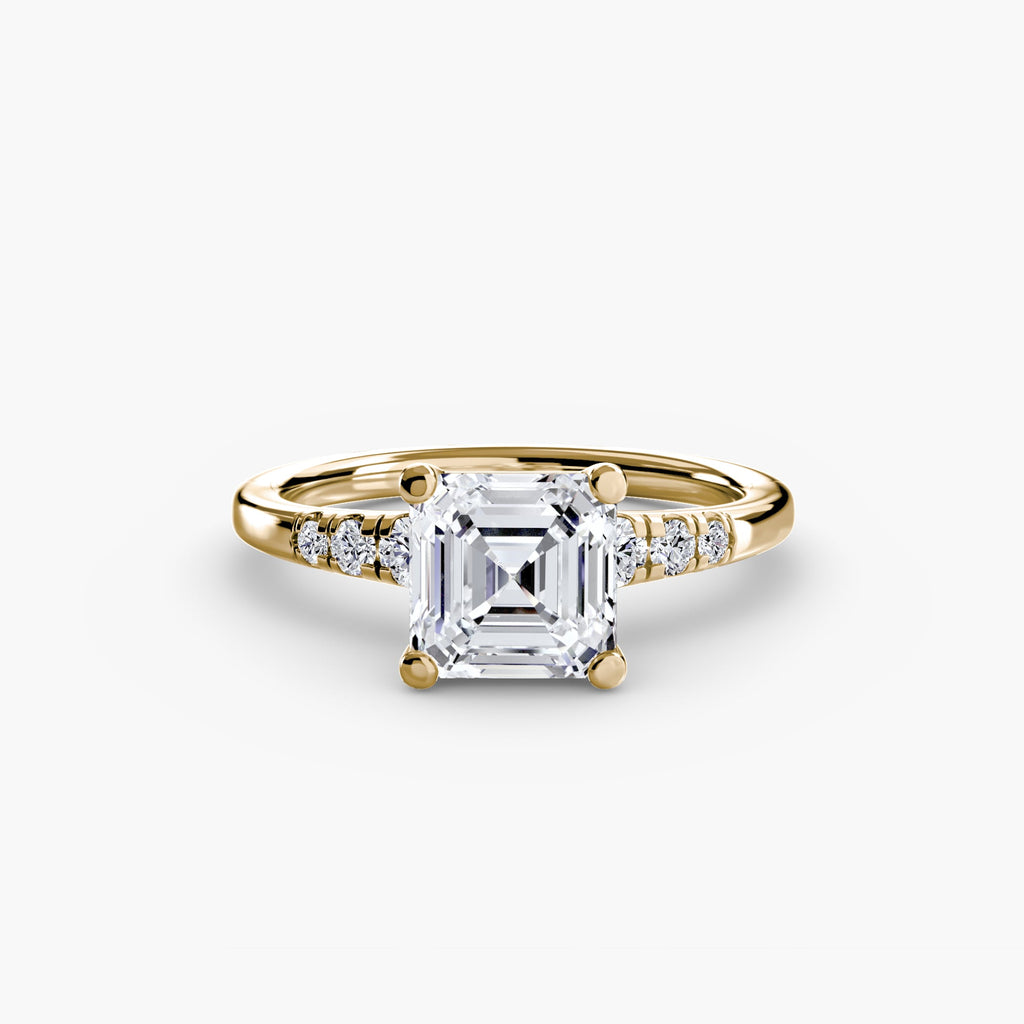 Solitaire with Shoulder Accents The Perfect Carat