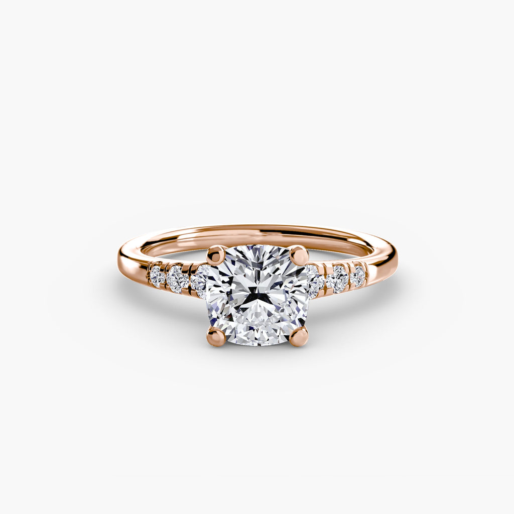 Solitaire with Shoulder Accents The Perfect Carat