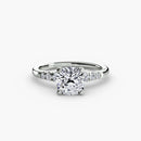 Solitaire with Shoulder Accents The Perfect Carat