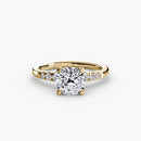 Solitaire with Shoulder Accents The Perfect Carat