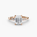 Solitaire with Shoulder Accents The Perfect Carat