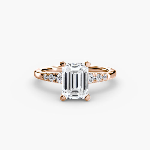 Solitaire with Shoulder Accents The Perfect Carat