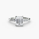 Solitaire with Shoulder Accents The Perfect Carat