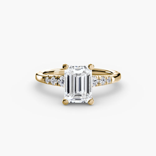 Solitaire with Shoulder Accents The Perfect Carat