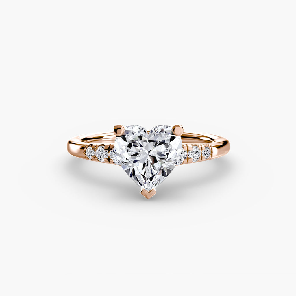 Solitaire with Shoulder Accents The Perfect Carat