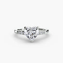 Solitaire with Shoulder Accents The Perfect Carat
