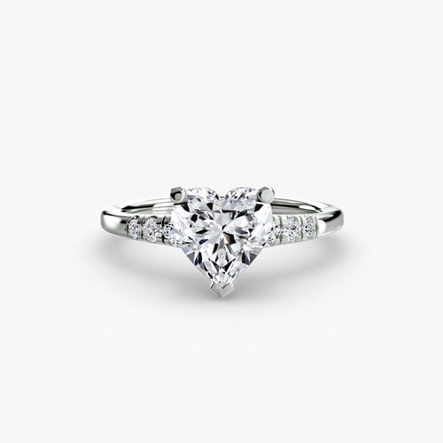Solitaire with Shoulder Accents The Perfect Carat