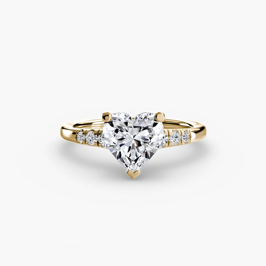 Solitaire with Shoulder Accents The Perfect Carat