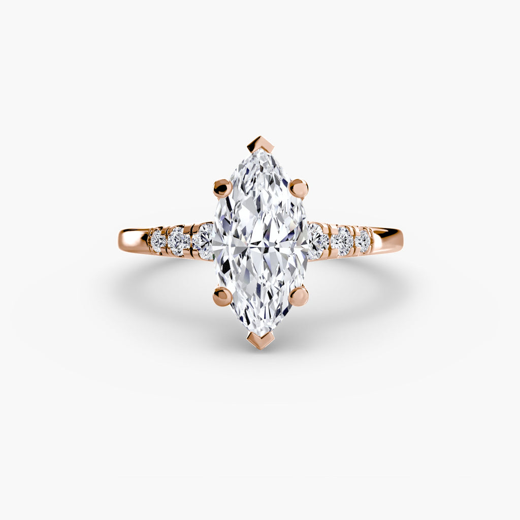 Solitaire with Shoulder Accents The Perfect Carat
