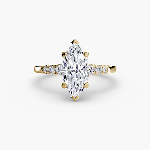 Solitaire with Shoulder Accents The Perfect Carat