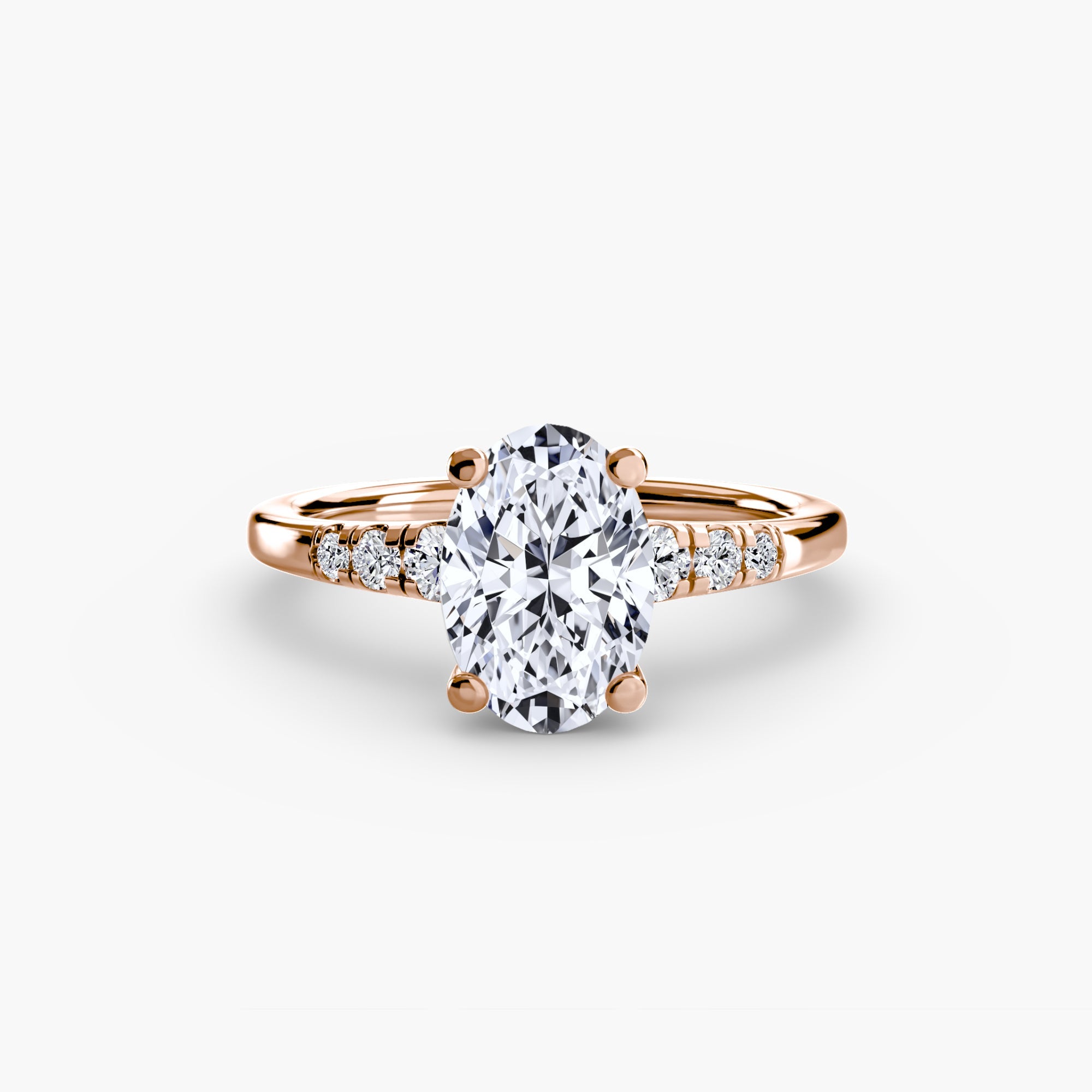 Solitaire with Shoulder Accents The Perfect Carat