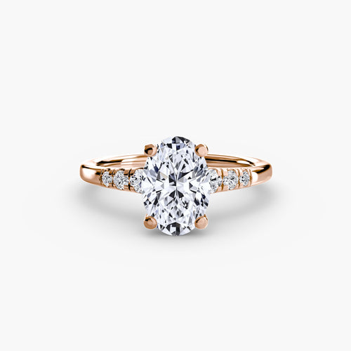 Solitaire with Shoulder Accents The Perfect Carat