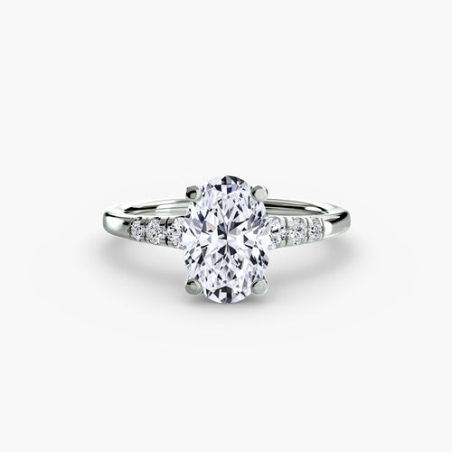 Solitaire with Shoulder Accents The Perfect Carat