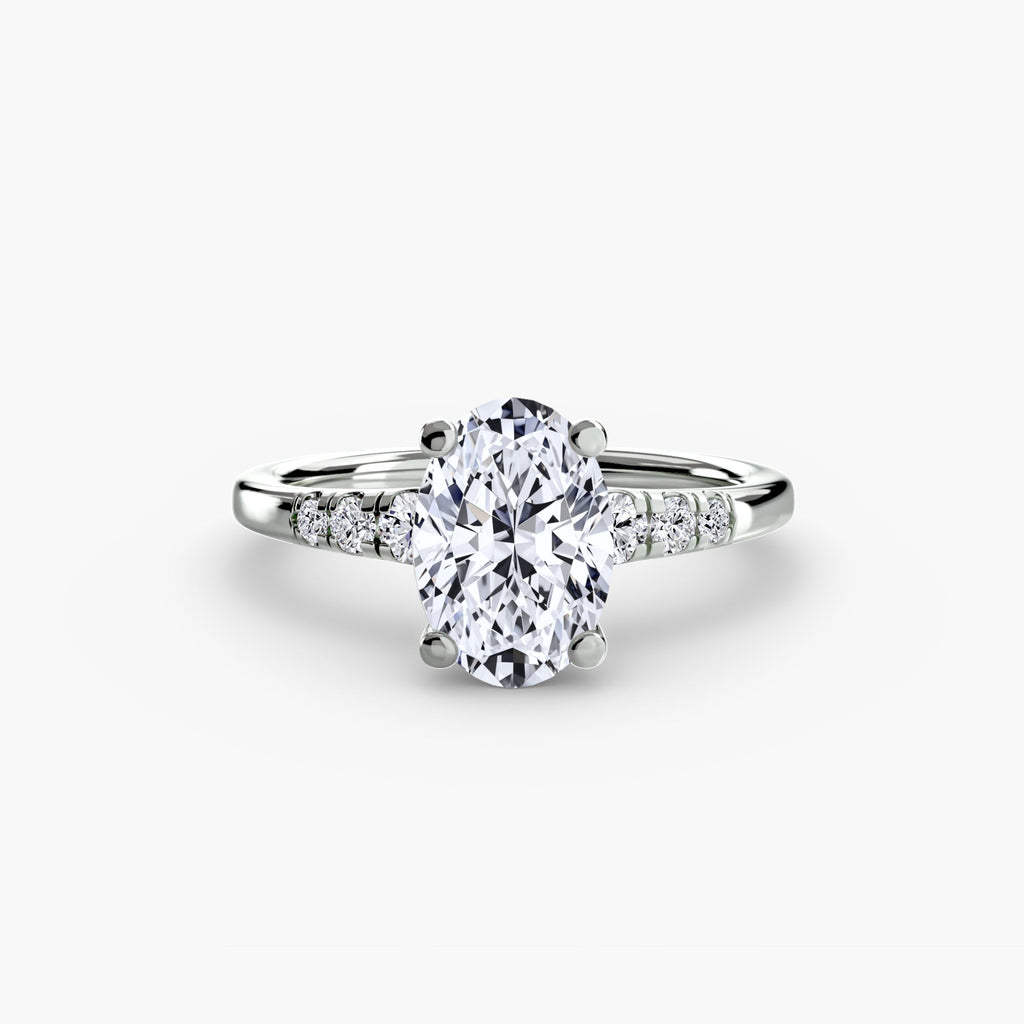 Solitaire with Shoulder Accents The Perfect Carat