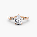 Solitaire with Shoulder Accents The Perfect Carat