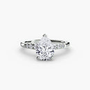 Solitaire with Shoulder Accents The Perfect Carat