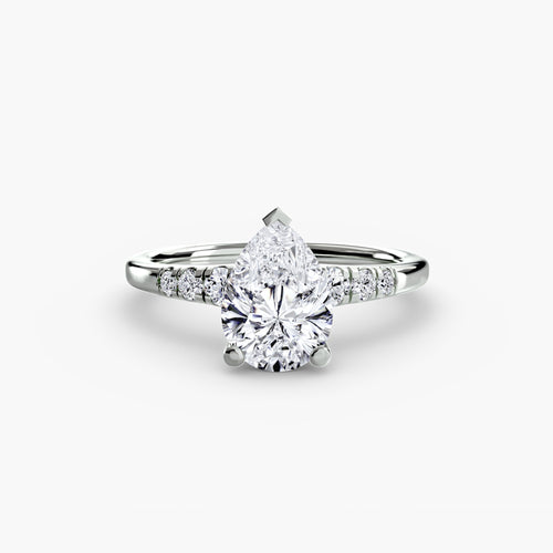 Solitaire with Shoulder Accents The Perfect Carat
