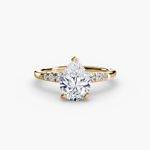 Solitaire with Shoulder Accents The Perfect Carat