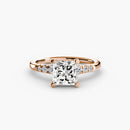 Solitaire with Shoulder Accents The Perfect Carat