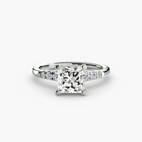 Solitaire with Shoulder Accents The Perfect Carat
