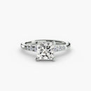 Solitaire with Shoulder Accents The Perfect Carat