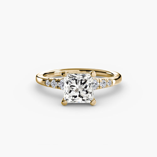 Solitaire with Shoulder Accents The Perfect Carat