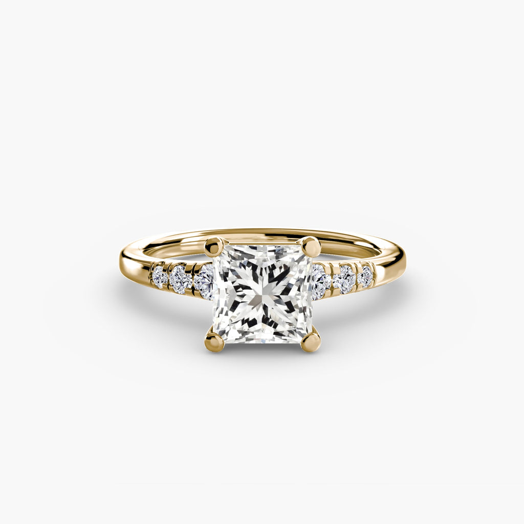 Solitaire with Shoulder Accents The Perfect Carat