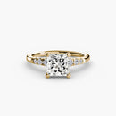 Solitaire with Shoulder Accents The Perfect Carat