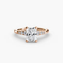 Solitaire with Shoulder Accents The Perfect Carat