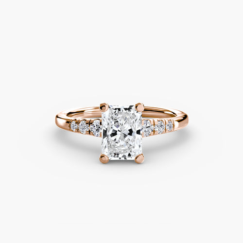 Solitaire with Shoulder Accents The Perfect Carat