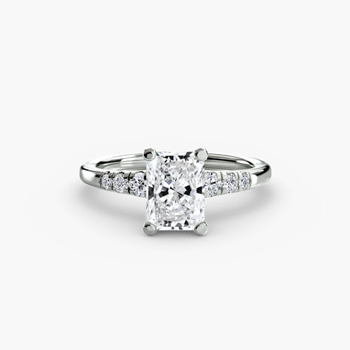 Solitaire with Shoulder Accents The Perfect Carat