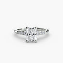 Solitaire with Shoulder Accents The Perfect Carat