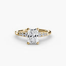 Solitaire with Shoulder Accents The Perfect Carat