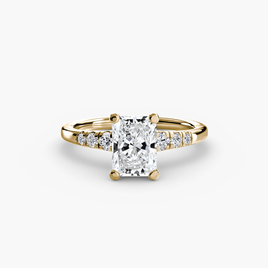Solitaire with Shoulder Accents The Perfect Carat