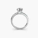 Solitaire with Shoulder Accents The Perfect Carat